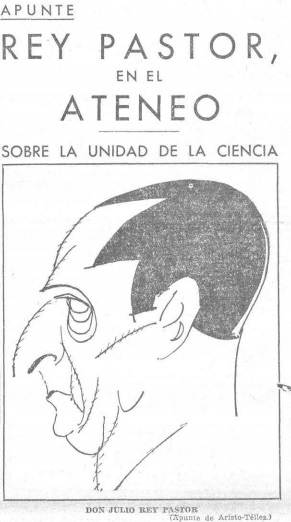 Rey Pastor dibujo 1932